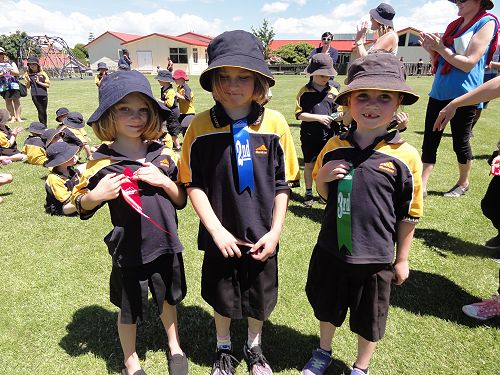 6 year old girls: 1st Grace Andrews, 2nd Timika Johnston, 3rd Taya Reid