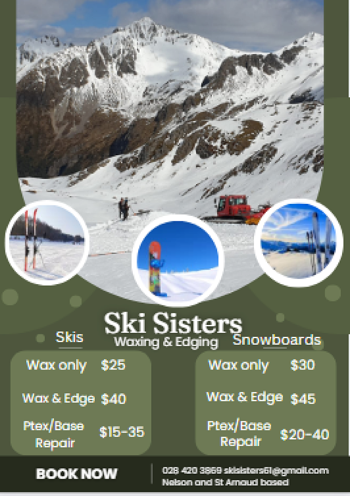 Ski Sisters Waxing & Edging — Nayland College Update, 21 July 2023