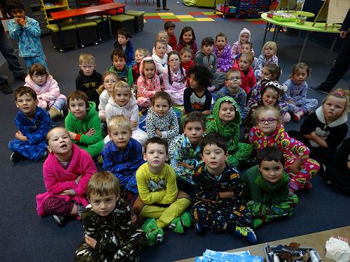 Imagine wearing your PJ's to school!