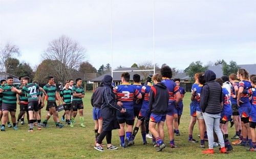 (Game in St Thomas of Canterbury College Rugby Team)