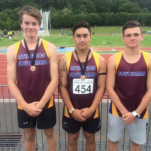 Anton Schroder, Taine Te Whata and Liam Turner