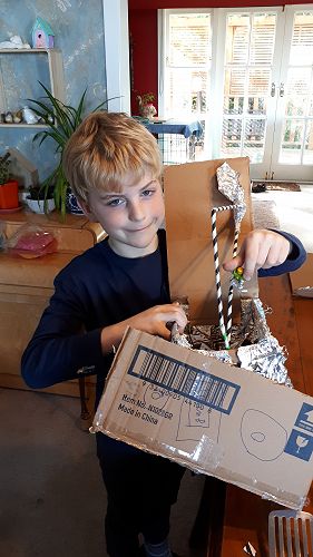 Leo has been boat building in his bubble.