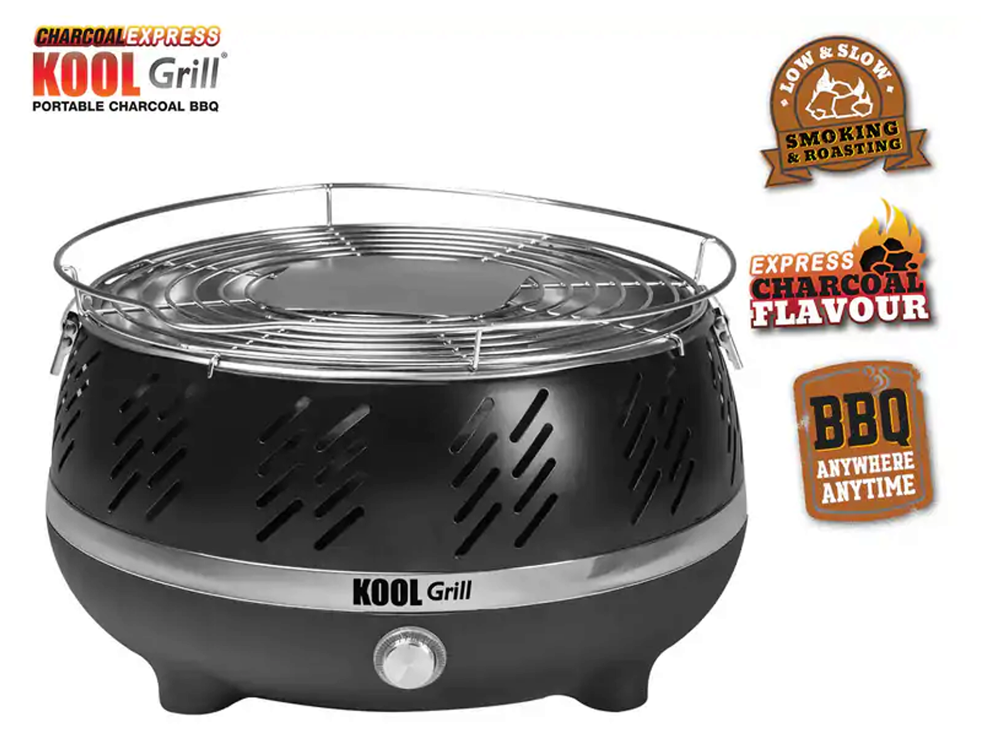 52. Kool Grill Portable Charcoal BBQ