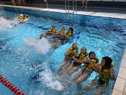 Swimming at Graham Condon