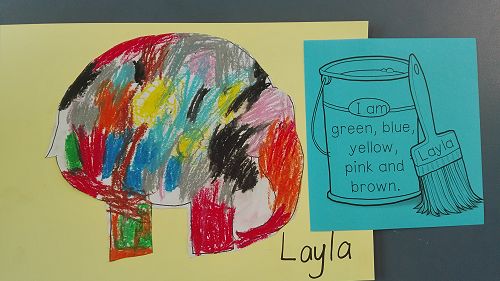 E is for Elmer the Elephant