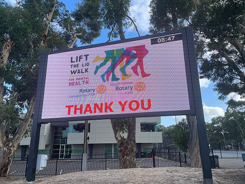 Lift the Lid Walk, sign