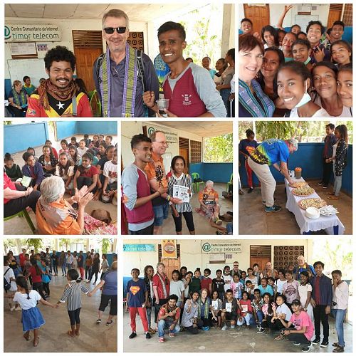 Visiting the Rotary and Rotaract Clubs in Timor Leste during the Rotary Study Tour in 2019
