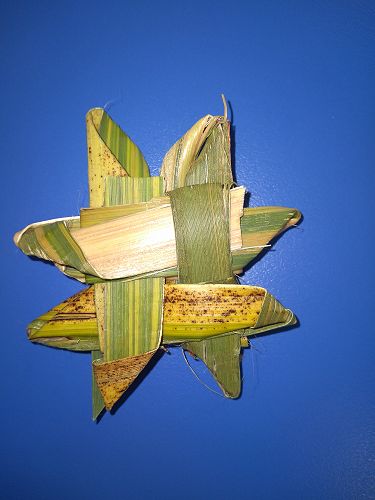 Fin Auchinvole's finished flax star