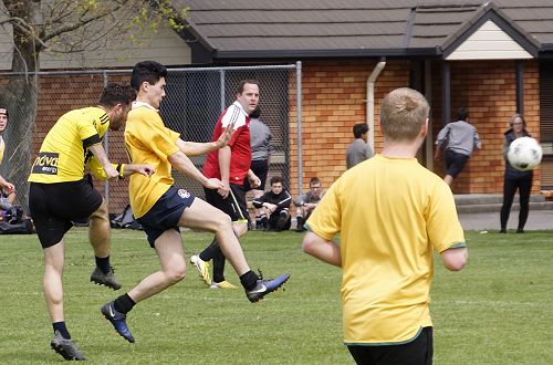 Staff v Prefects Football 2020