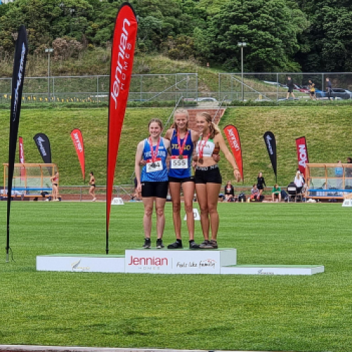 Phoebe Laker (14) - the National U16 Women’s 400m running champion.