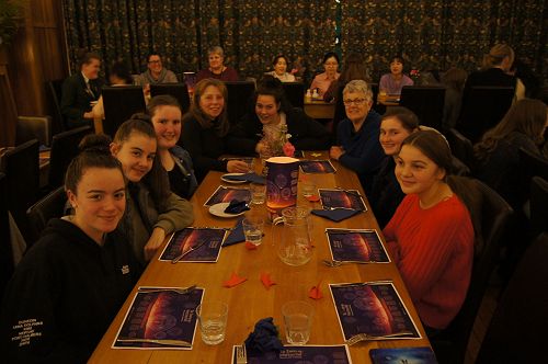 Students at the Matariki dinner