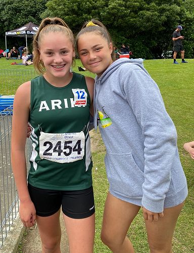 Charli Sinclair and Madi Flutey