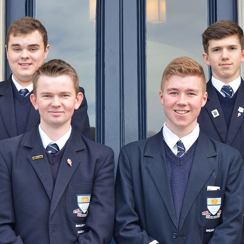 Cameron Grubb, Nathan Briggs, Jarvis Cross and Henry Wilson