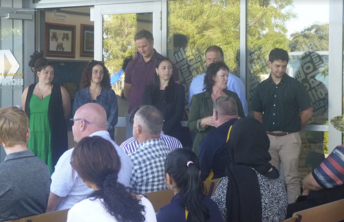 Maire - first time speaking as Principal of Te Māhari Manuka Hornby Primary