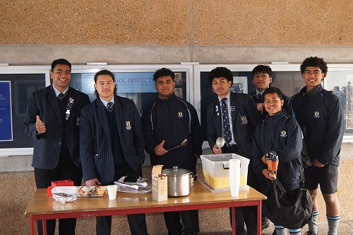 Tapuvae Faitonu, Emmanuel Levy, Siate Taufa, Michael Sululoto, Atu Maiono (front), Kobe Ria, Jeremiah Tuhega-Vaitupu
