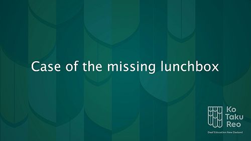 Video: Case of the missing lunchbox