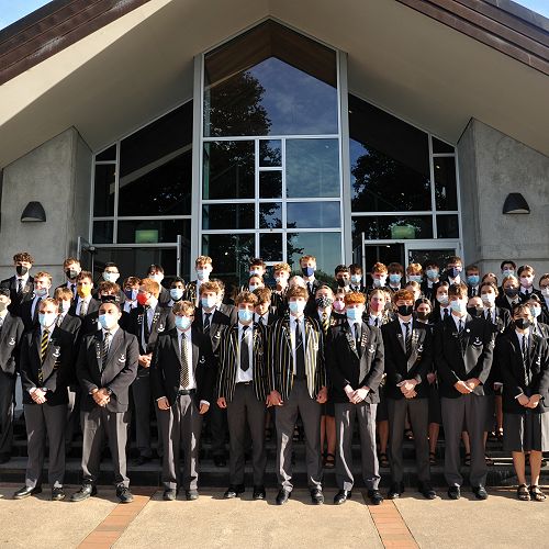 Year 13 scholar tie recipients 