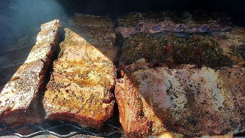 A range of food from the Low & Slow Meat Co at Ote