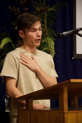 Cory Myatt - leavers speech