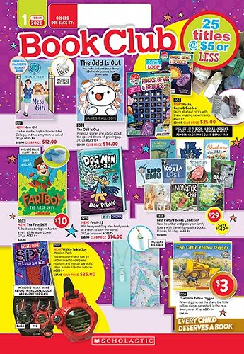 Scholastic Book Club Issue 1 orders close on 12