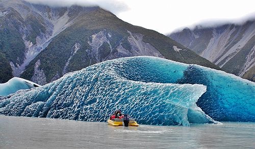 Mount Cook Glacier Boat