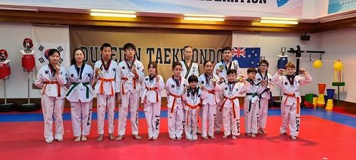 Dunedin Taekwondo Club athletes