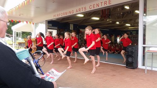 Jump Jam performances at assembly 