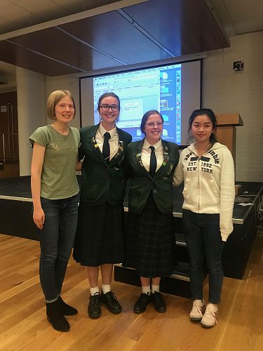 On Your Marx: Lara Seaton, Sophie Baron, Evie Ballantyne and Joanna Liu