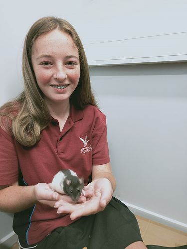 Amber Mitchem enjoys her first hold