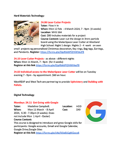 Technology Education for the Community