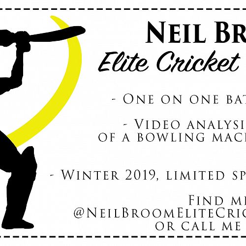 Neil Broom - Cricket Coaching