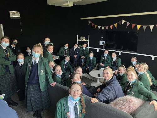 Awaiting a hosted lunch at St. Hilda's Collegiate to conclude Quad! 