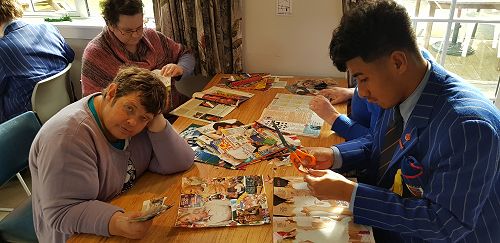 Rocky doing most of the work 