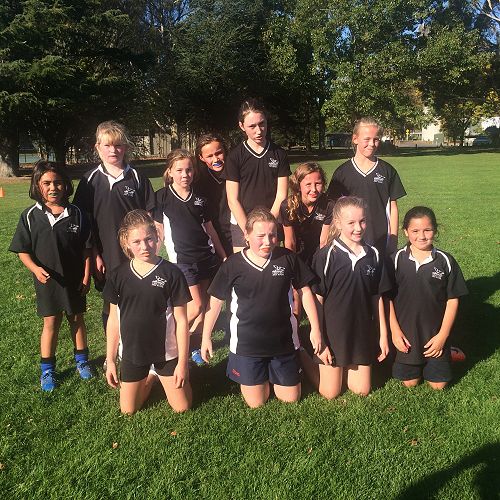 Year 5 and 6 Rugby girls team