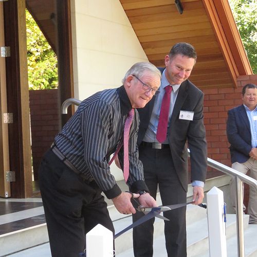 Opening of the Gillies Block entrance & reception