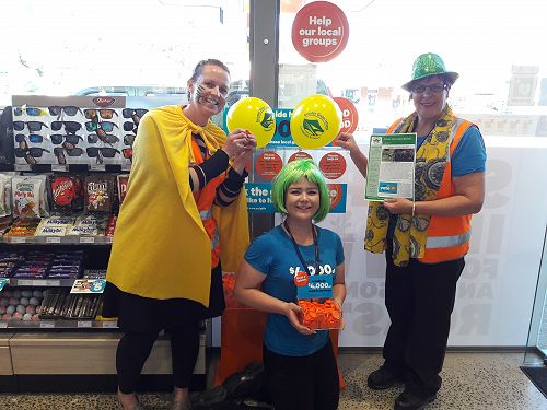 Amanda, Samara and Sharyn dressed for the occasion