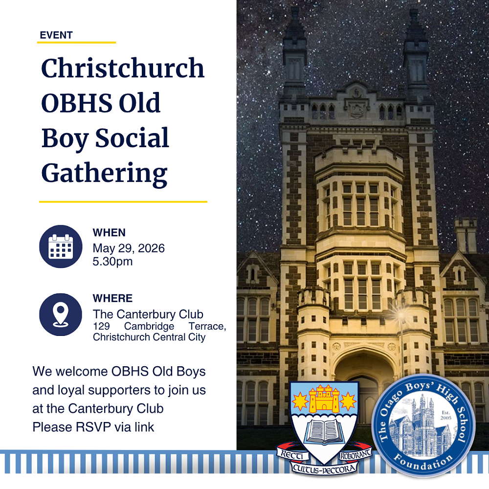 OBHS Christchurch Old Boy Event