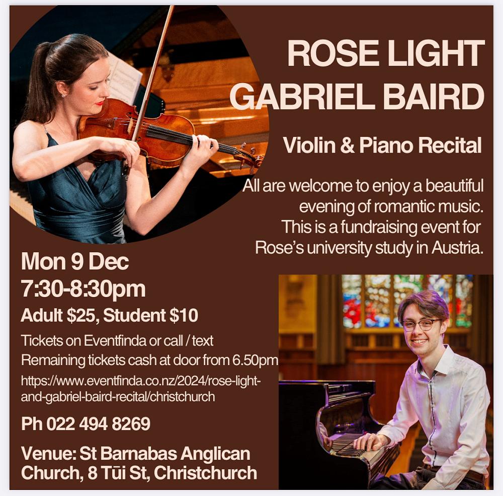Violin and Piano Recital