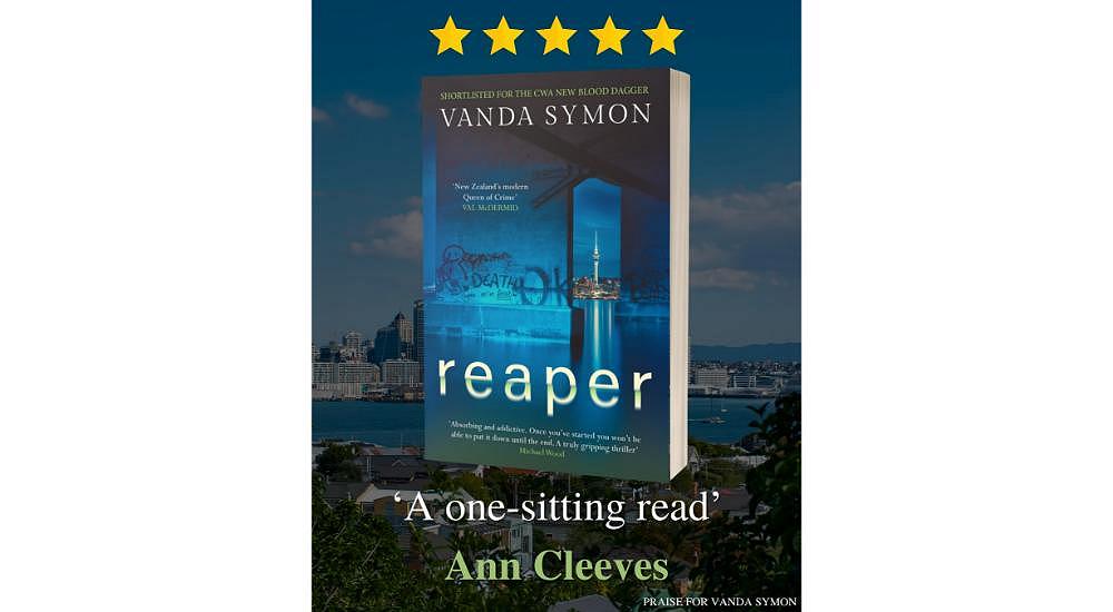 'Reaper' by Vanda Symon (Orenda Books, 2026)