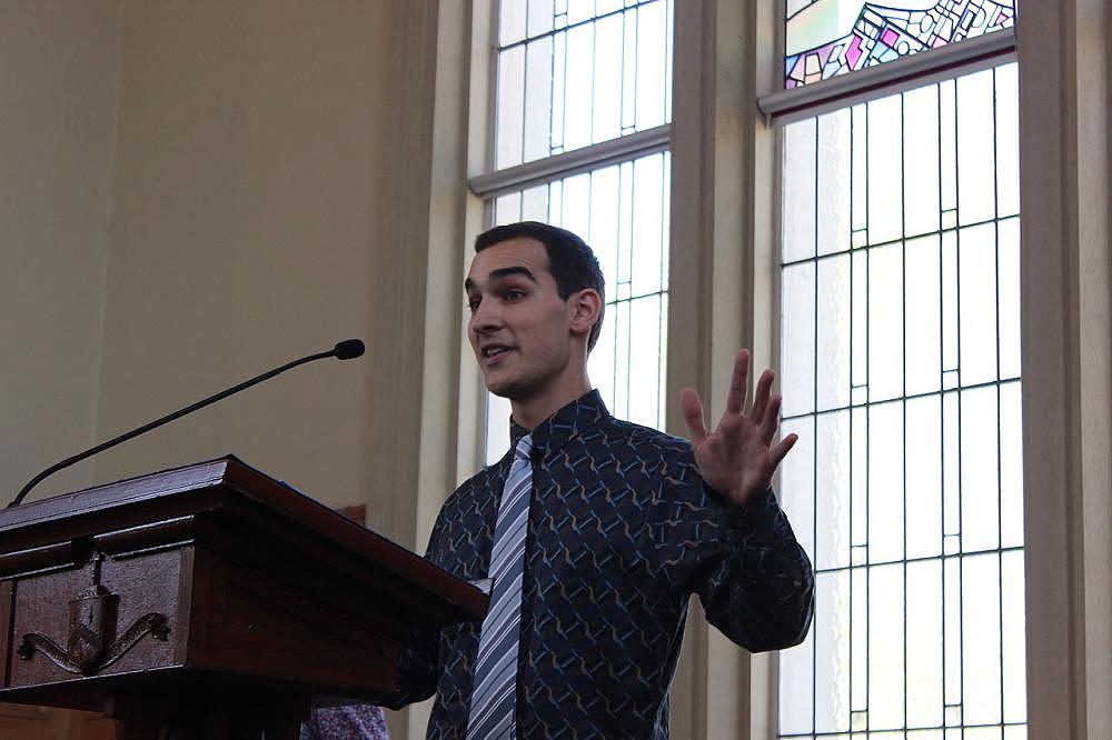 Old Boy and professional comedian, Tama Alexander