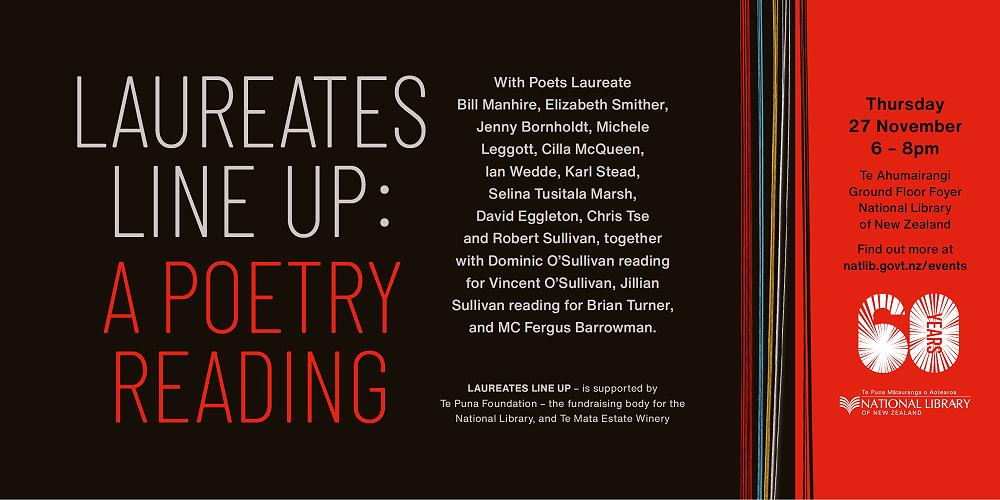 Laureates Line Up: A Poetry Reading