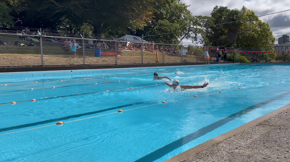 Competitive Swimmers Dive Into Action!