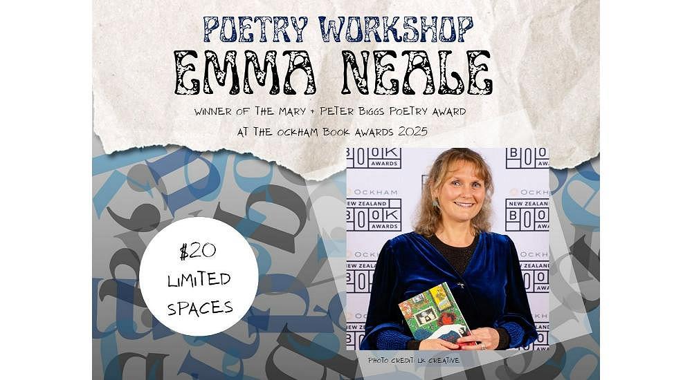 Poetry Workshop with Emma Neale