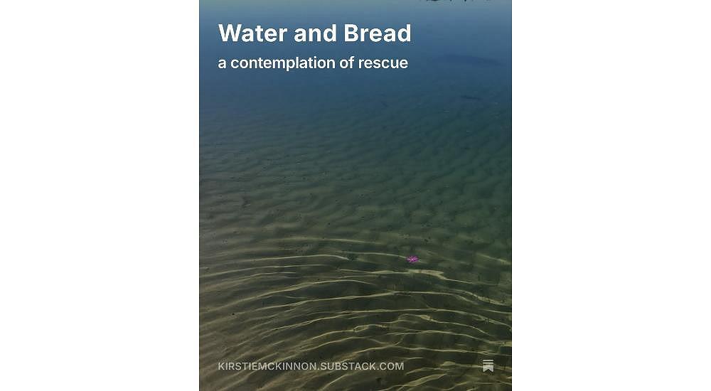 Water and Bread: a contemplation of rescue