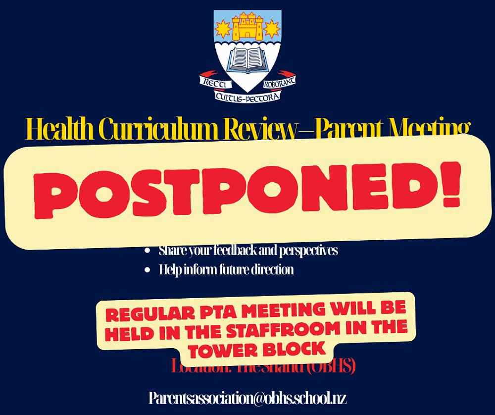 OBHS Parents' Association Meeting Update