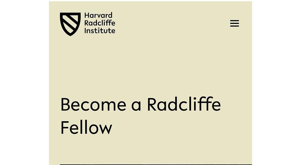 Become a Radcliffe Fellow