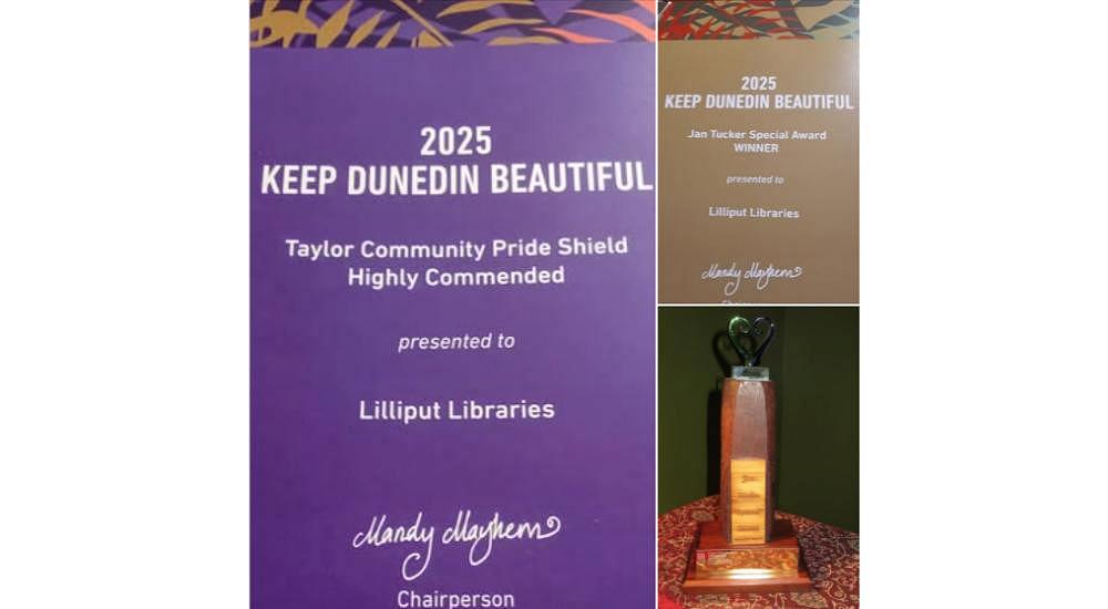 Lilliput Libraries Shine at Keep Dunedin Beautiful Awards