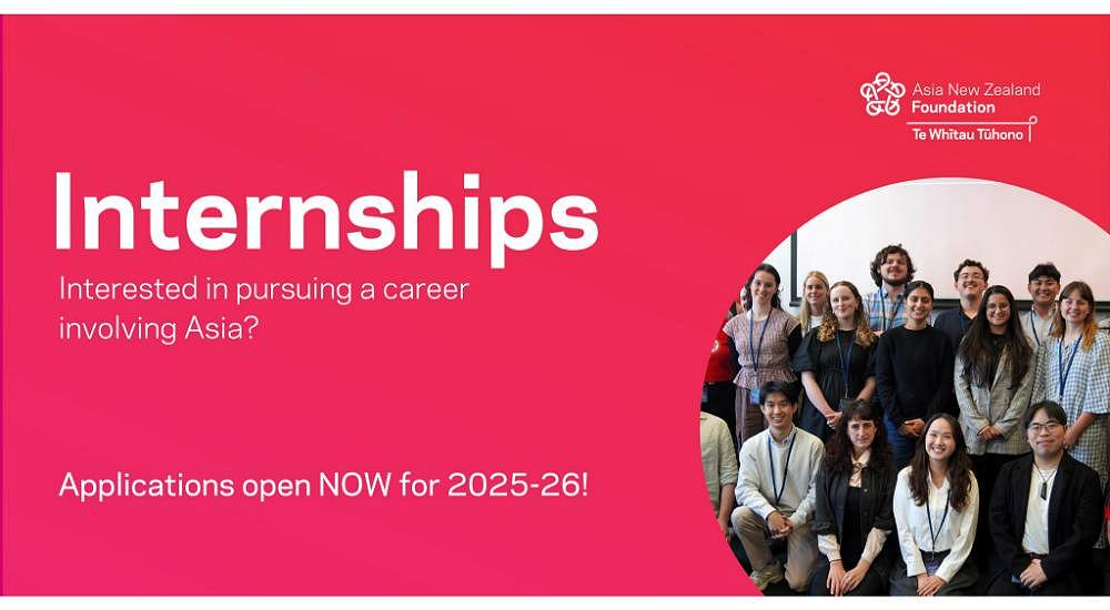 Asia New Zealand Foundation Internships