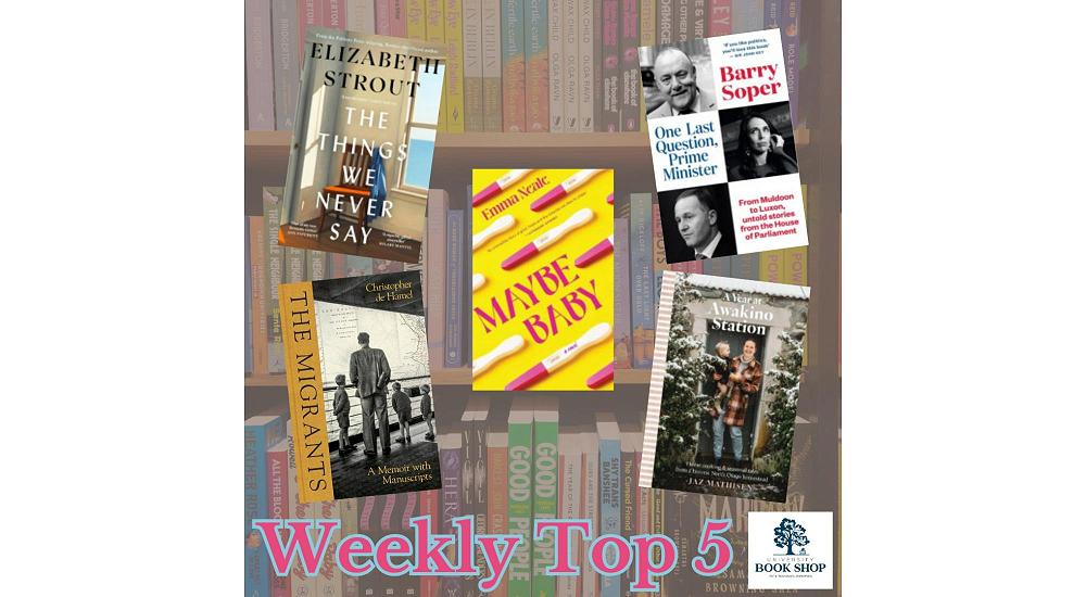 The UBS weekly bestseller list is here!