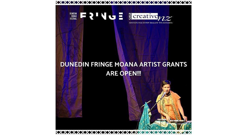 2026 Dunedin Fringe Moana Artist Grant Applications are NOW OPEN!